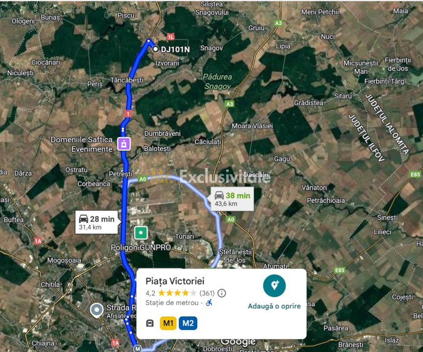Teren pentru constructie casa cu utilitati – Ciolpani, zona Izvorani - Poză 5