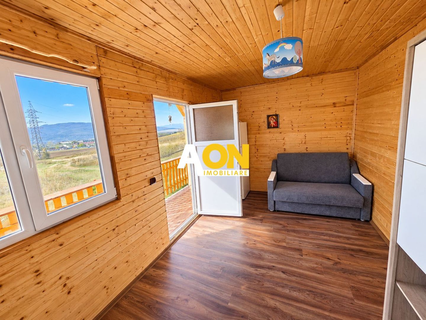 Cabană din lemn, 2 camere, panouri solare, teren 500 mp, Bărăbanț - Poză 11