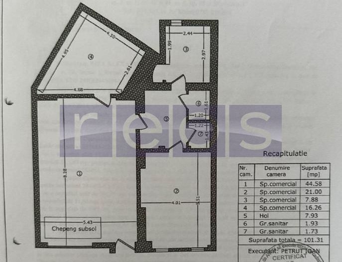 INCHIRIERE PARTER | SPATIU COMERCIAL | 100MP | VICTORIEI | STRADAL - Poză 6