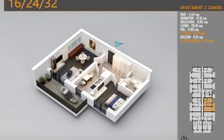 Apartament 2 Camere, Comision 0%, Pallady - 12 min metrou Teclu - Poză 2