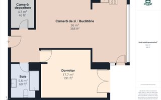 Apartament cu 2 camere și parcare acoperită etaj 1 Ared - Arad - Poză 17