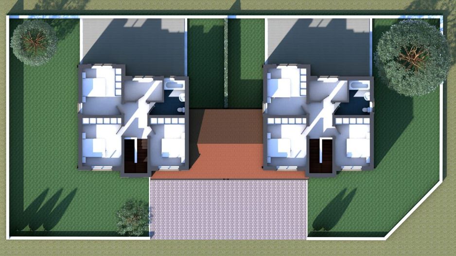 Duplex superb despartit prin garaj - Poză 19