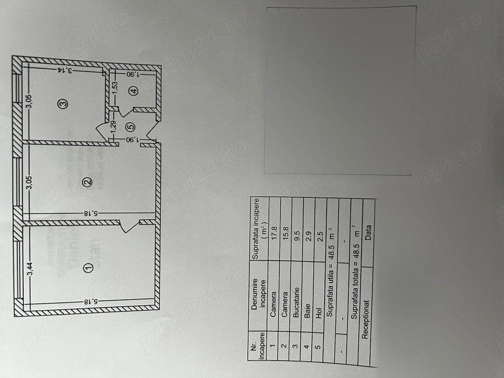 🔑 Vanzare Ap.2 Camere Semidecomandat – Zona Titan / Metrou Titan - zonă verde - Poză 10