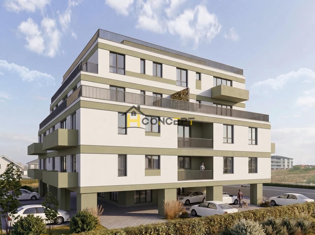 Apartament cu 2 camere, bucatarie inchisa,  Popesti Leordeni, parcare - Poză 4