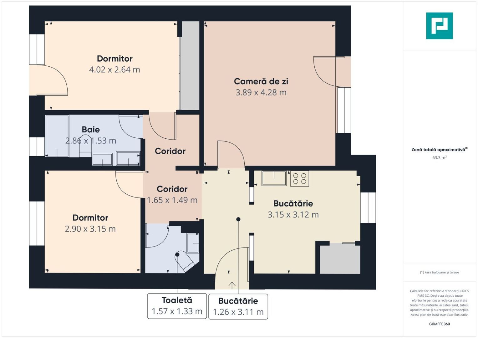 Apartament ultracentral și 2 locuri de parcare - Poză 7