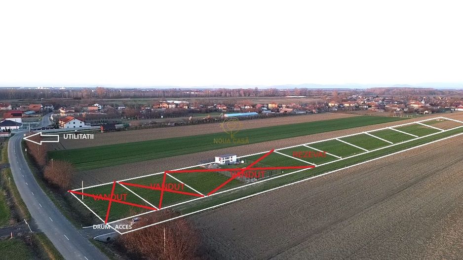 De vanzare Parcele de Teren intravilan Paulesti 585MP/3675 EURO/ARIE - Poză 1