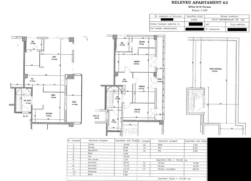 Apartament semifinisat, de Lux, zona semicentrală, 248mp SC, 154mp SU - Poză 22