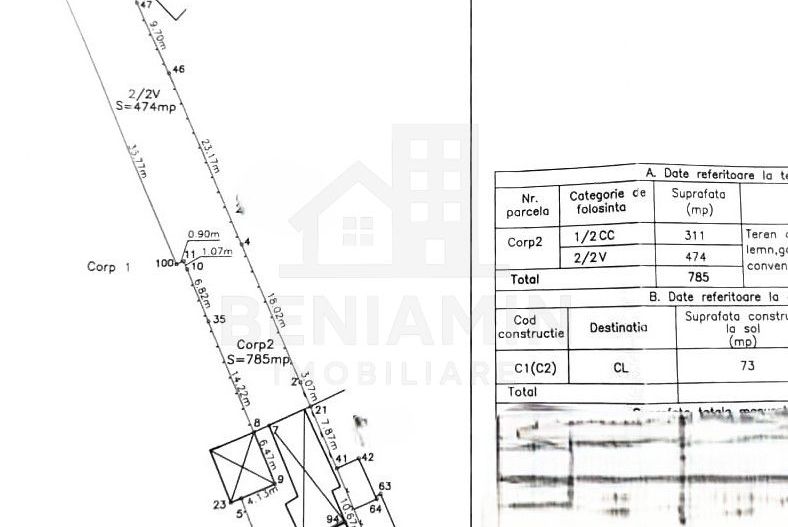 Casa cu 5 camere de vanzare in zona Bordei Calea Bucuresti 785mp - Schiță 9
