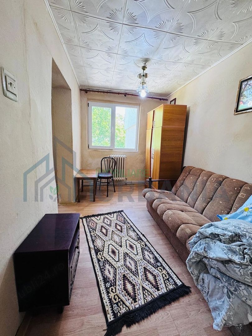Apartament 2 camere, 32 mp, Centru Hârlău, Strada Mihai Eminescu, mobilat, 32.000 - Poză 1