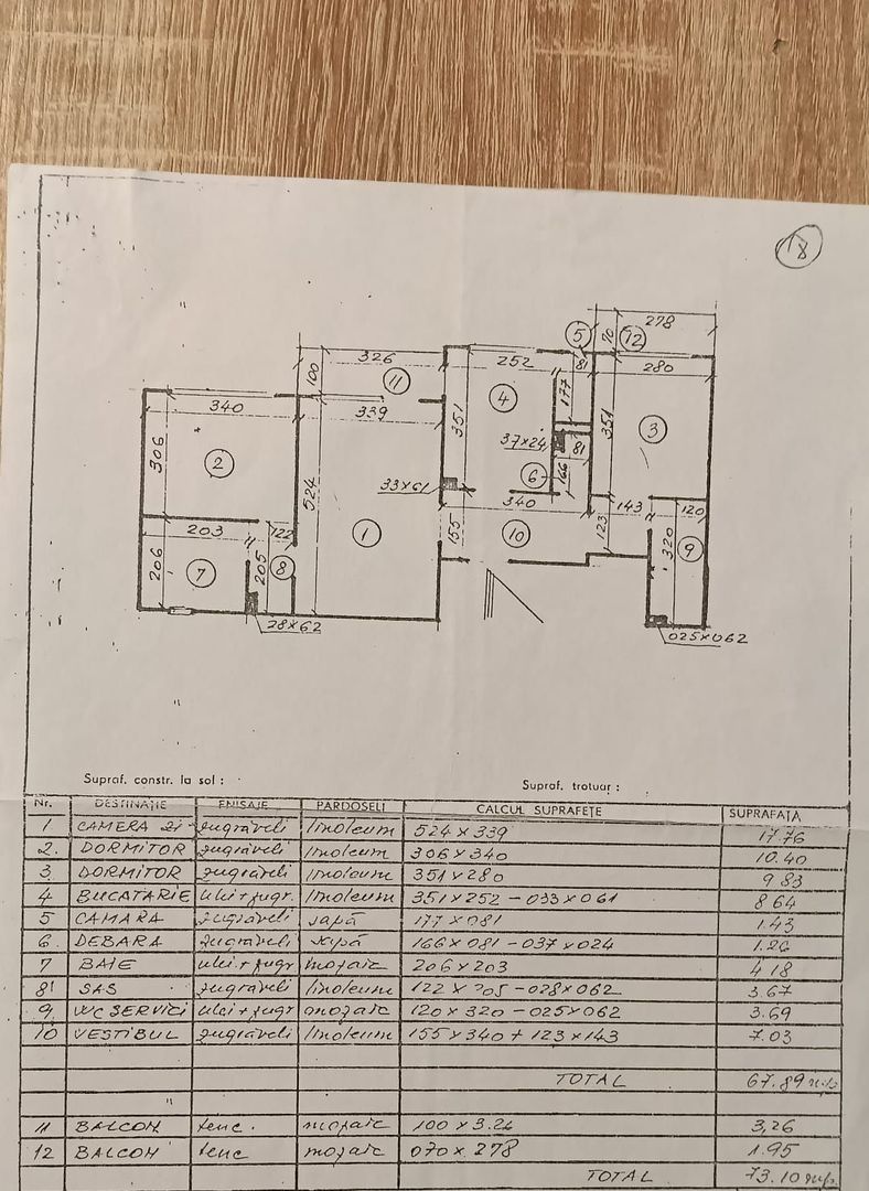 Apartament 3 camere de vanzare Gorjului - Poză 13