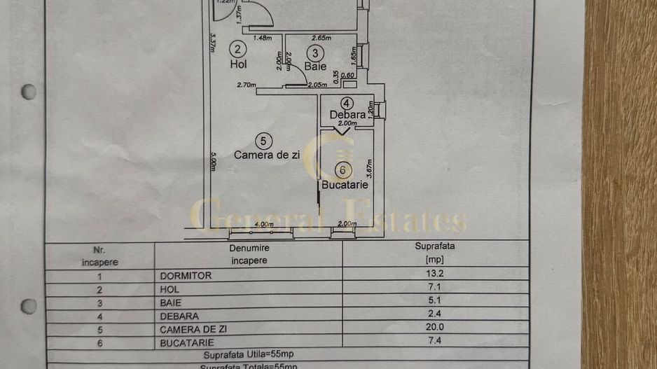 Apartament 2 camere  Mobilat + loc de parcare - Poză 4