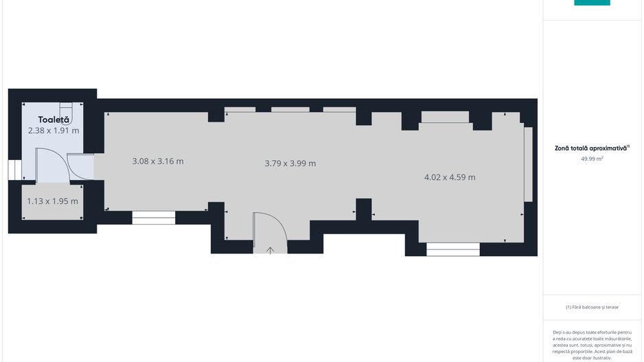 Casă 50 mpu cu teren 720 mp Gradiste - Poză 3
