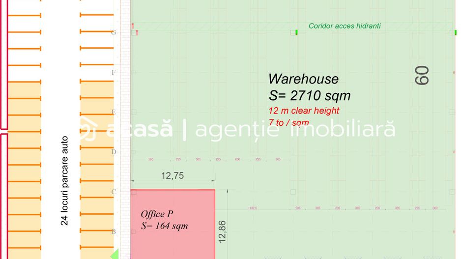 Hala industriala depozitare si productie la 2710 mp - Poză 6