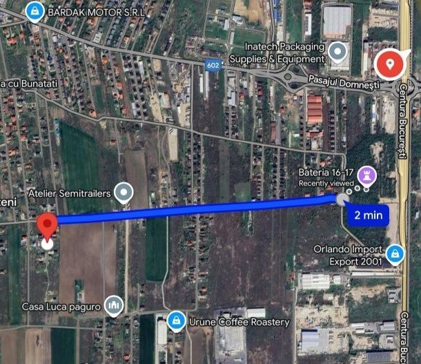 Teren intravilan Clinceni Str. Ortansei la 2 min de centura București - Poză 5