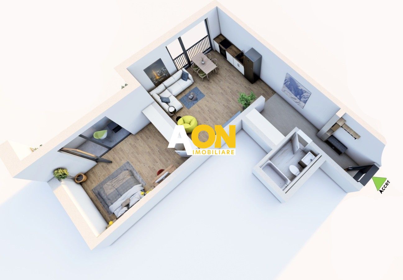 Apartament Premium cu 2 Camere, etaj 1, Cetate-HCC - Poză 5