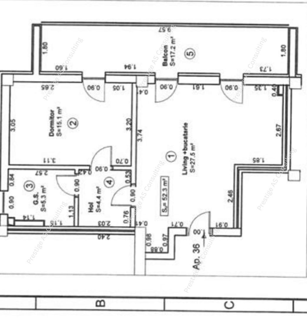 Apartament cu 17mp Terasa | Parcare suprateran | Ateneo | Calea Torontalului - Schiță 6