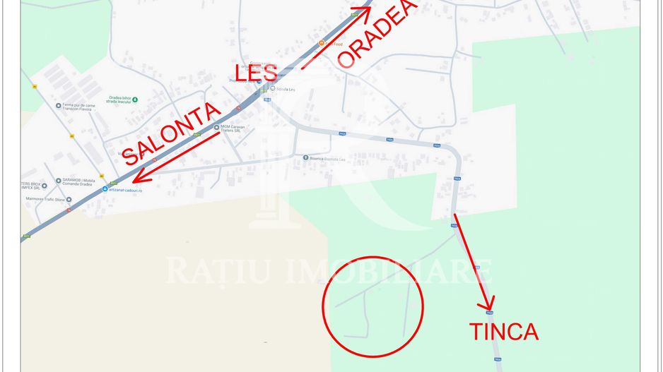 Terenuri intravilane 327–499 m² | Les | Nojorid - Poză 2