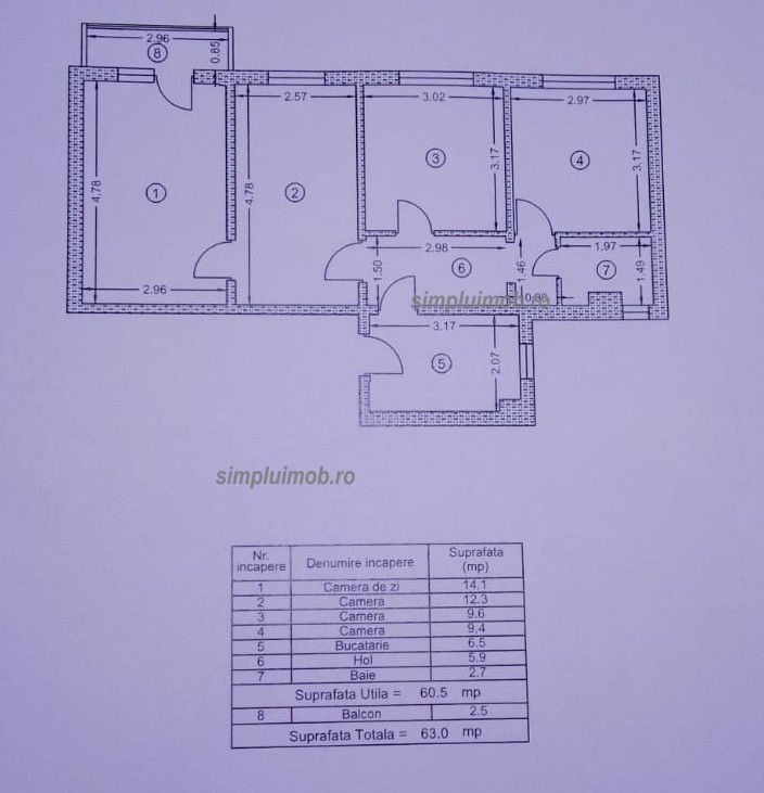 4 camere Metrou 1 Decembrie Nicolae grigorescu - Poză 5