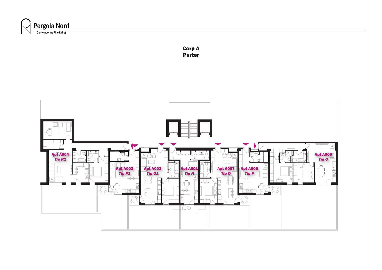 Apartament Tip R1, parter - Poză 3