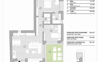 INCHIRIERE 3 CAMERE | PRIMA INCHIRIERE | PARTER | 91MP | LUX-fara promovare - Poză 7