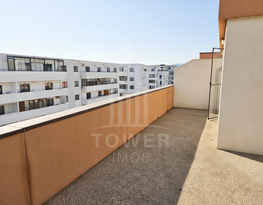 Penthouse 116 mp, terasă generoasă- vedere panoramică, compartimentare excelenta - Poză 9