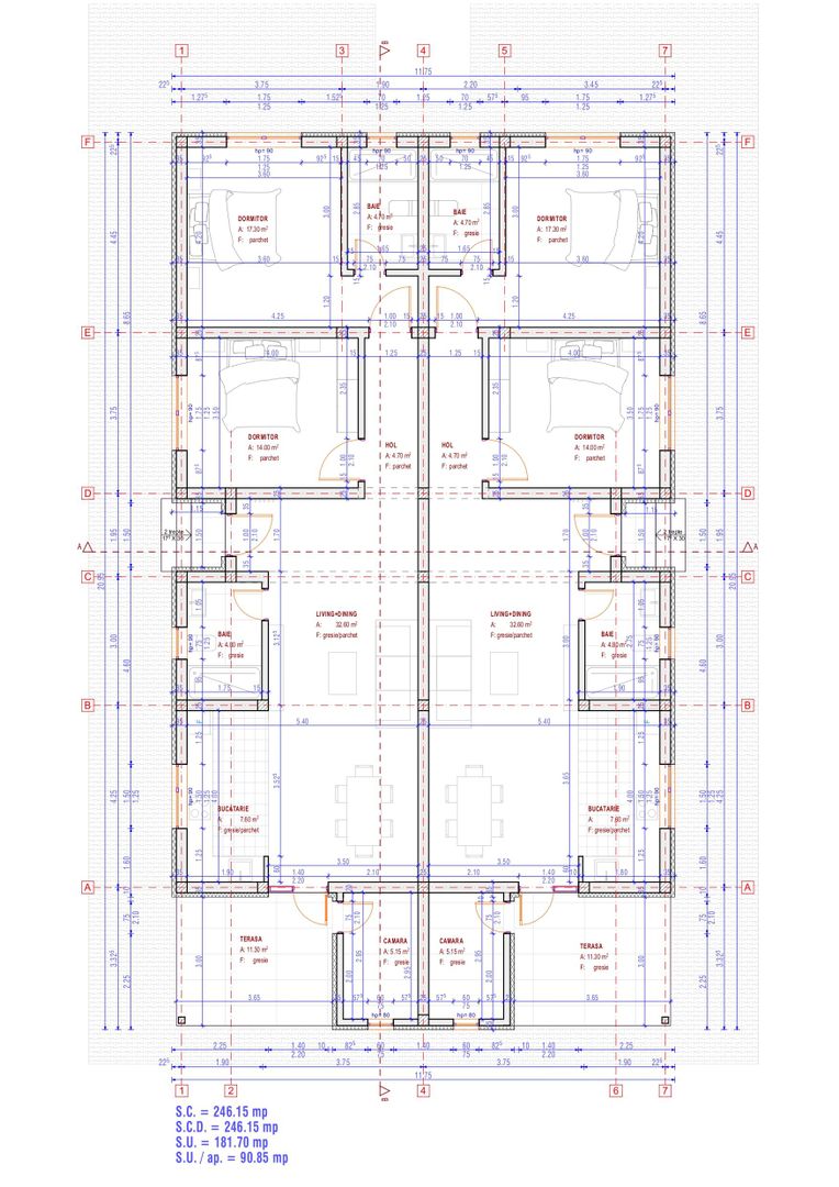 COMISION 0 | Duplex pe parter | 3 camere | 90 mp utili | Șag - Poză 11