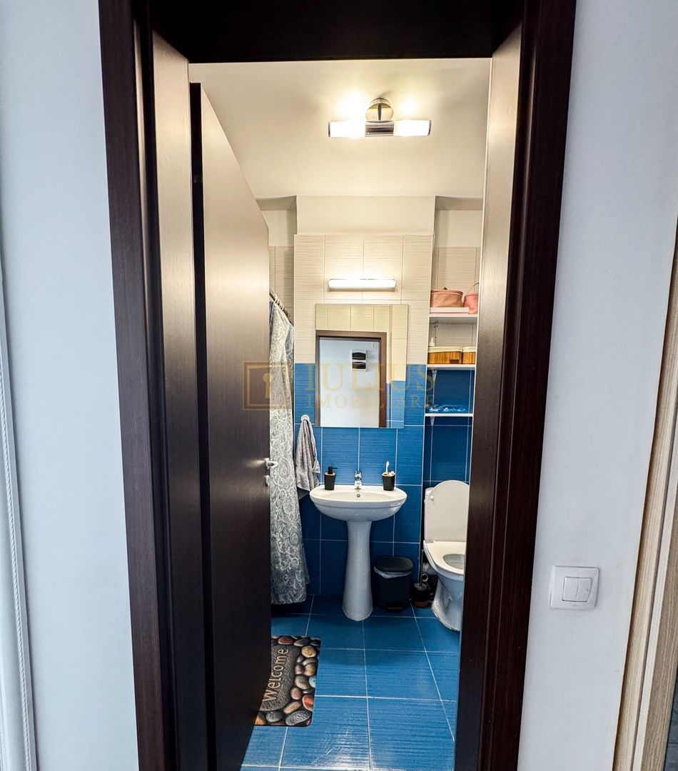 Giroc, 2 camere + birou, terasă 10 m și parcare, etaj 3, 55 mp - Poză 9