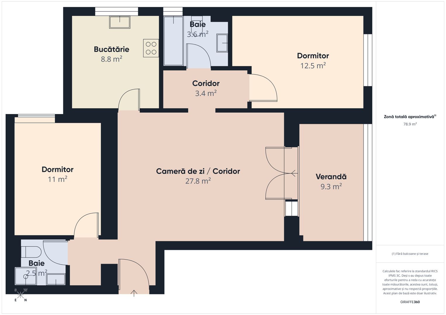 Apartament 3 camere West Park Residential, parcare și boxă incluse - Poză 2