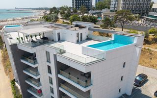 PENTHOUSE CU PISCINA, VEDERE PANORAMICA LA MARE/FALEZA OLIMP - Poză 1
