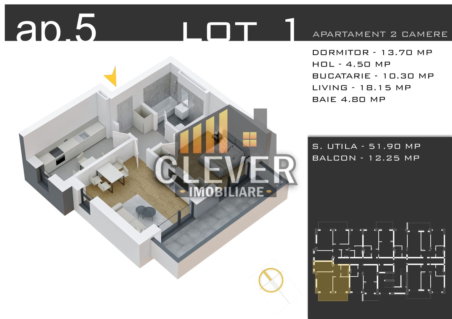 Apartament 2 camere decomandate Theodor Pallady Metrou Teclu - Poză 2