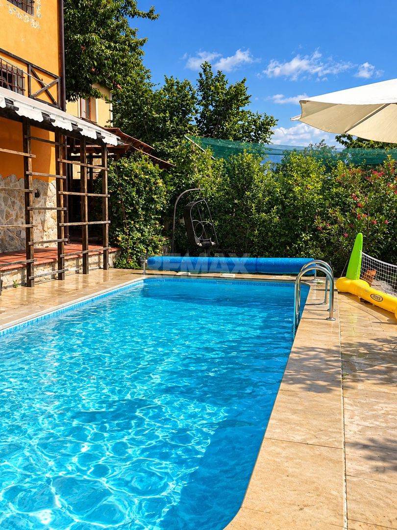 CASĂ CU PISCINĂ, SAUNĂ ȘI VEDERE PANORAMICĂ – TOHATIN - Poză 32