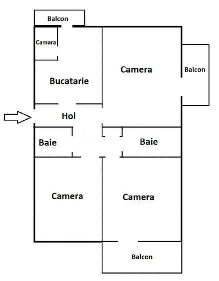 Apartament 3 camere, decomndat – Gheorgheni, zona Iulius Mall - Poză 1