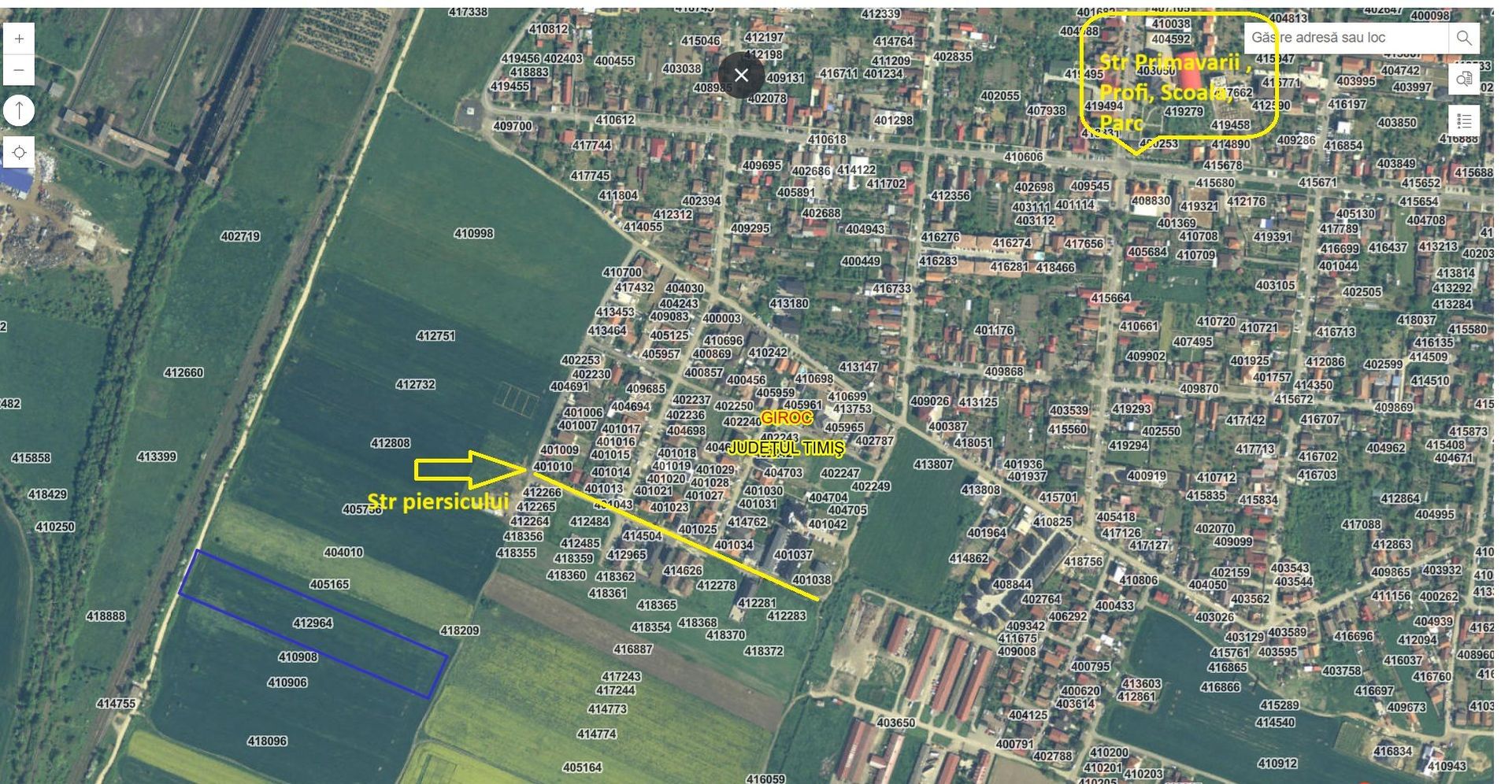 Chișoda | 630 mp | Front 20,7 ml | Zonă rezidențială | PUZ nou - Poză 3