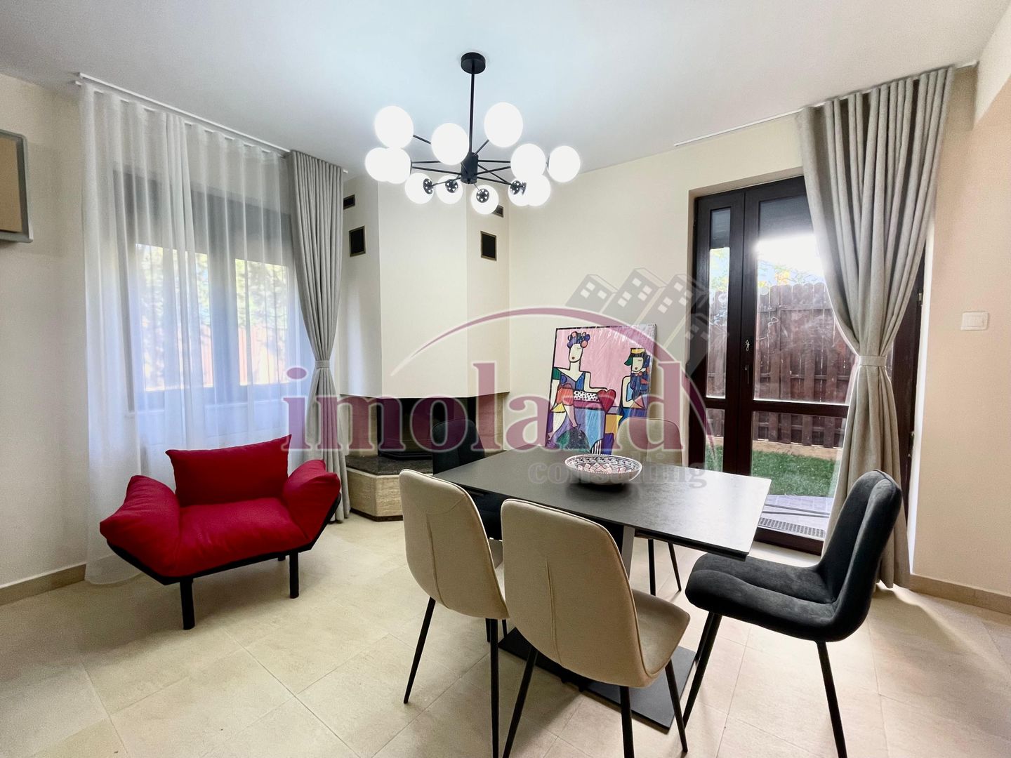 Închiriere vilă modernă 5 camere - complex rezidențial privat, piscină | Pipera - Poză 12