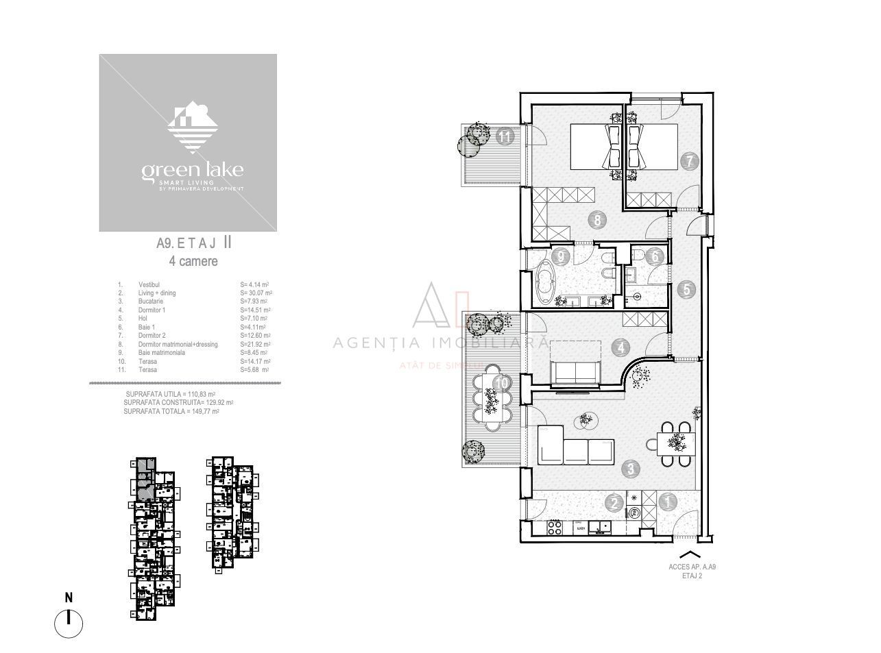 4 Camere Spatios| Baneasa | Green Lake - Poză 13