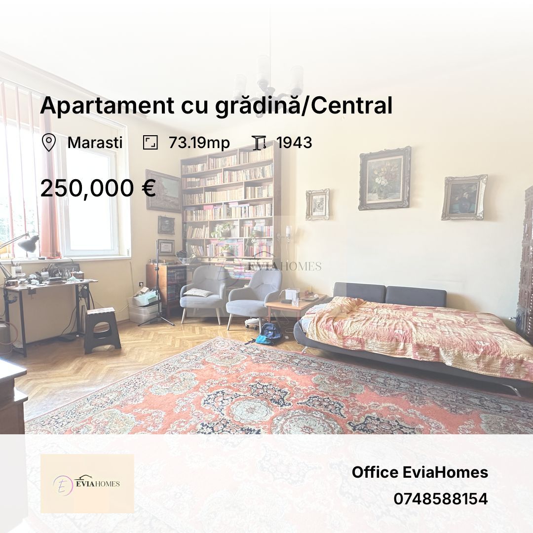 Apartament cu grădină/Central - Poză 1