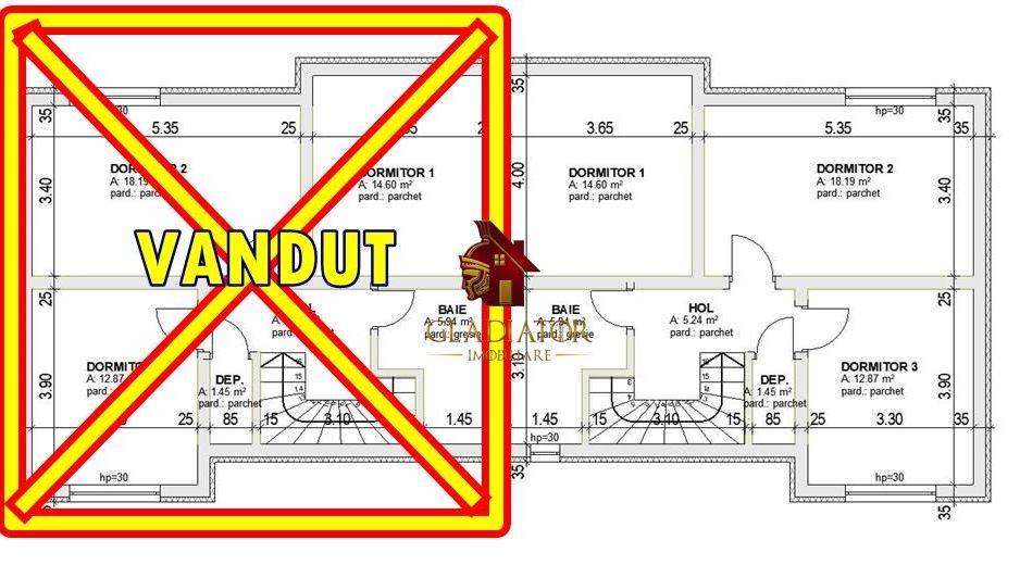 Vila duplex Bucium -Visani - 5 camere, finalizata, intabulata, nu rata - Poză 3