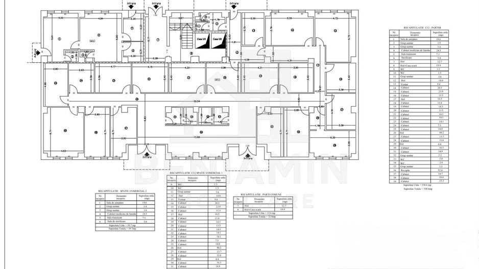 Spatiu 530mp-pentru-Policlinica-sau-Clinica-Medicala -Auchan Chimie - Schiță 16