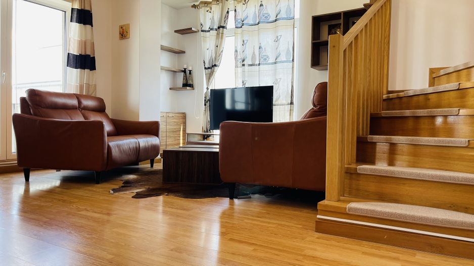 OFERTA INCHIRIATA  -  Parcare Subterana-3 camere, 2 bai | 2 niveluri&2 balcoane - Poză 1