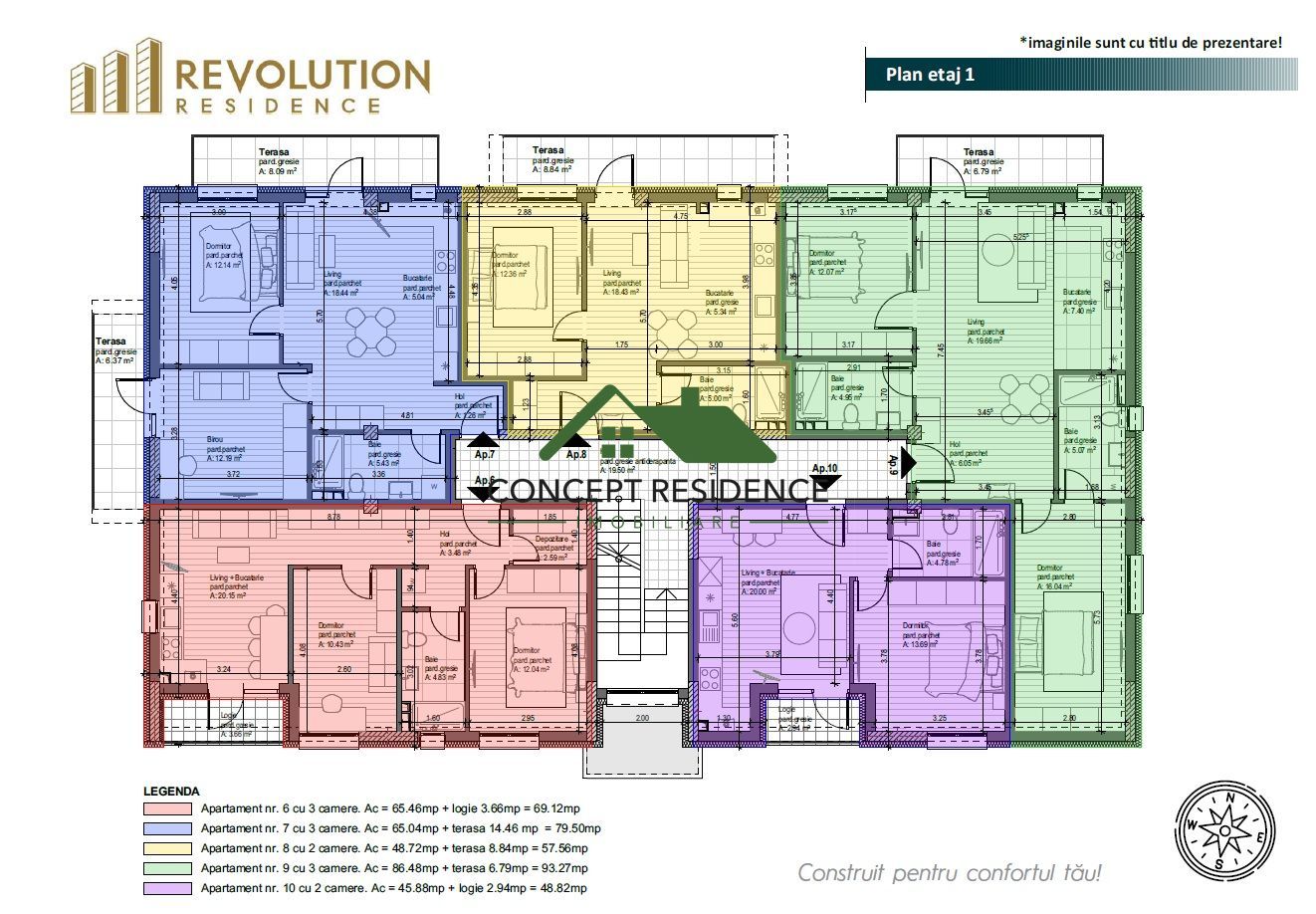Studio / Birou | Revolution Hills – Str. Oltului | Comision 0% - Poză 10