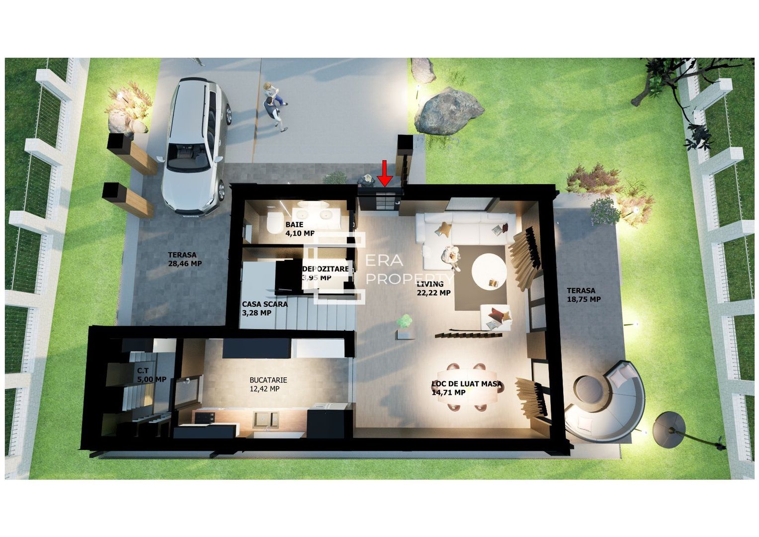 Casă single | Zona Casa de Apă | Pompă de Căldură | 129mp | Vedere spre Munți - Poză 8