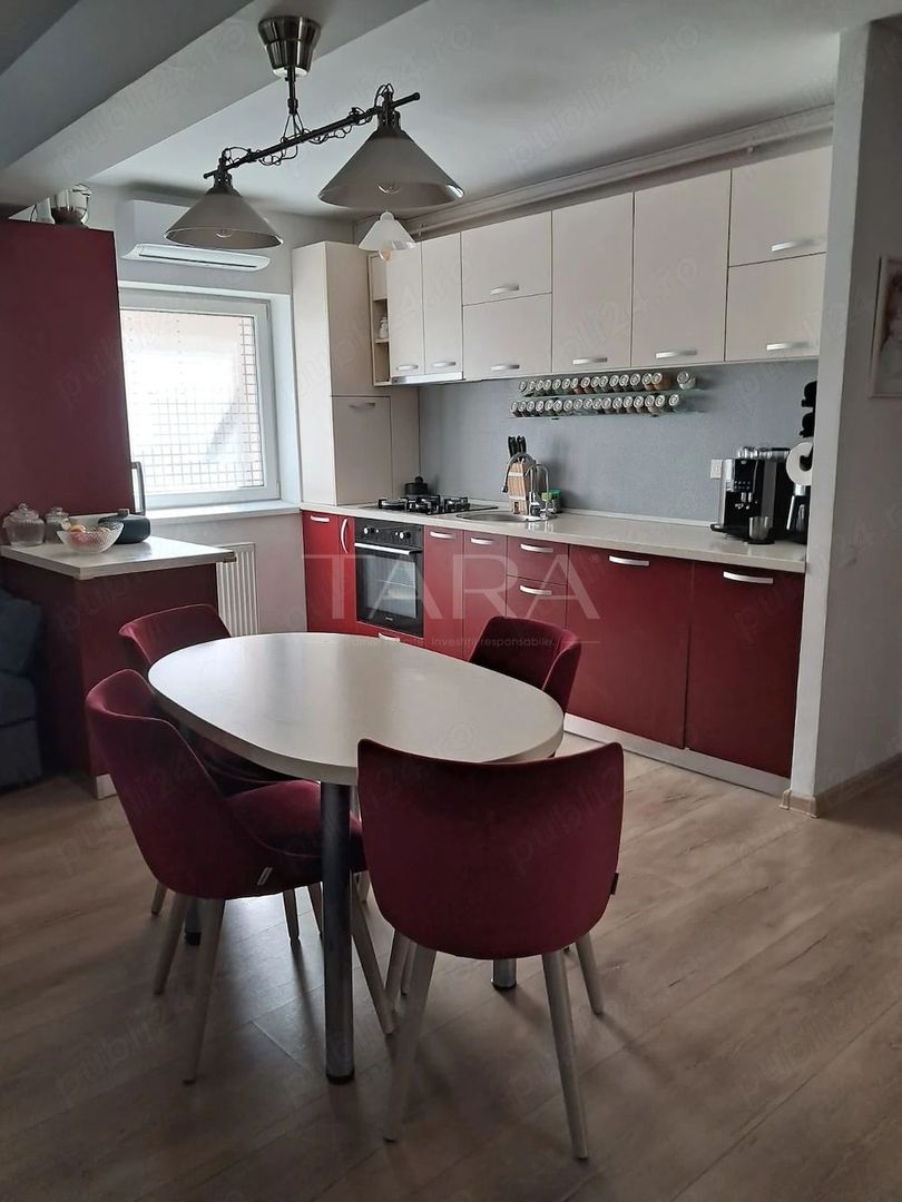 Apartament 3 camere + balcon 10 mp, mobilat și utilat, zona Vivo. - Poză 1