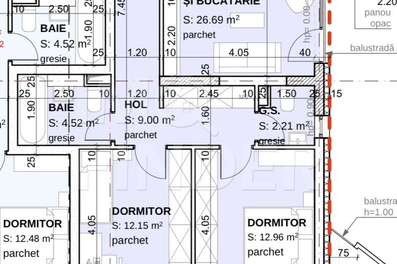 Apartament NOU Semifinisat 2200 euro+TVA Gheorgheni - Poză 3