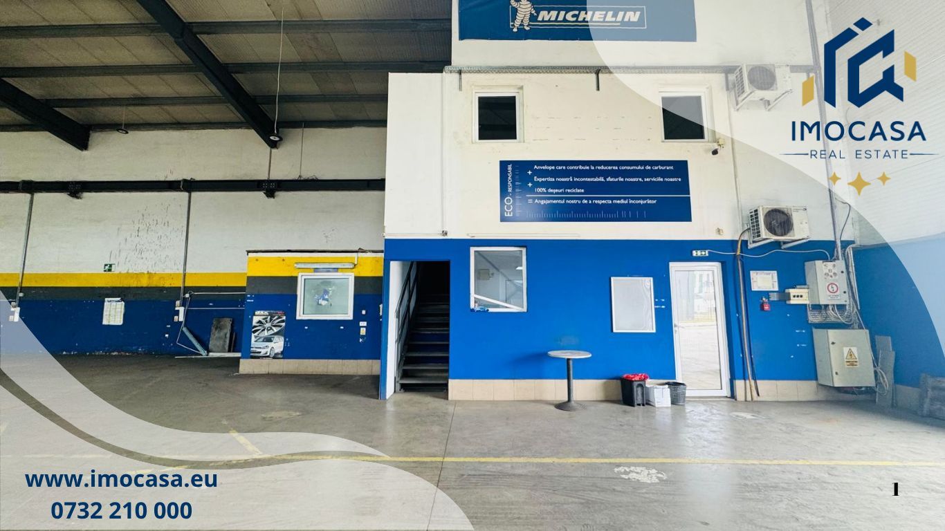 Hala de inchiriat atelier/depozit Micalaca Acces Tir 600+600 M.P. - Poză 4