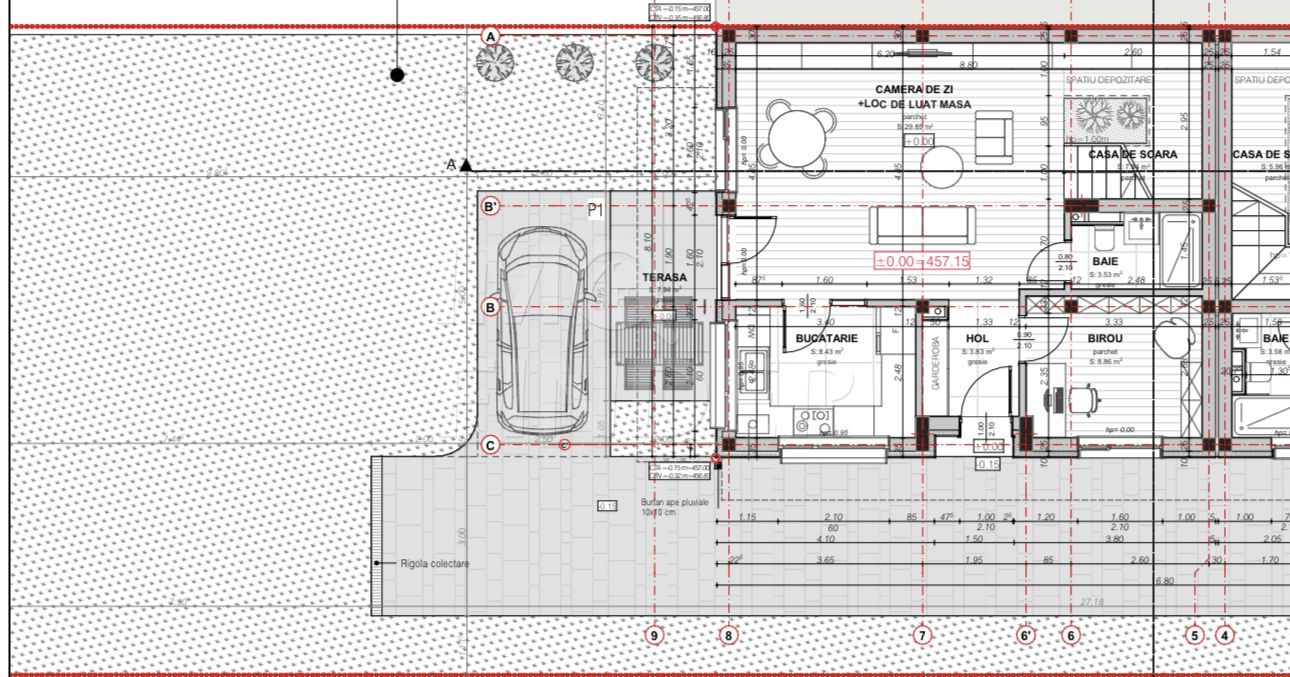 Vânzare casa cuplata Buna Ziua, 128 mp utili, 350 mp teren - Poză 2