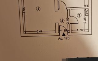 Garsonieră | Complex Rezidential Regie Residence | Etaj Intermediar - Schiță 9