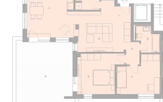 Penthouse 3 camere 80 mp, terasa 32 mp, Turnisor /Sibiu - Schiță 16