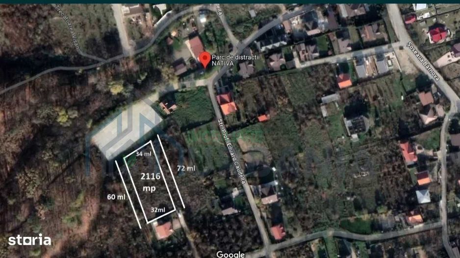 Teren intravilan în zona Bucium, 1070 mp, cu vedere panoramică și pădure în spate - Poză 3