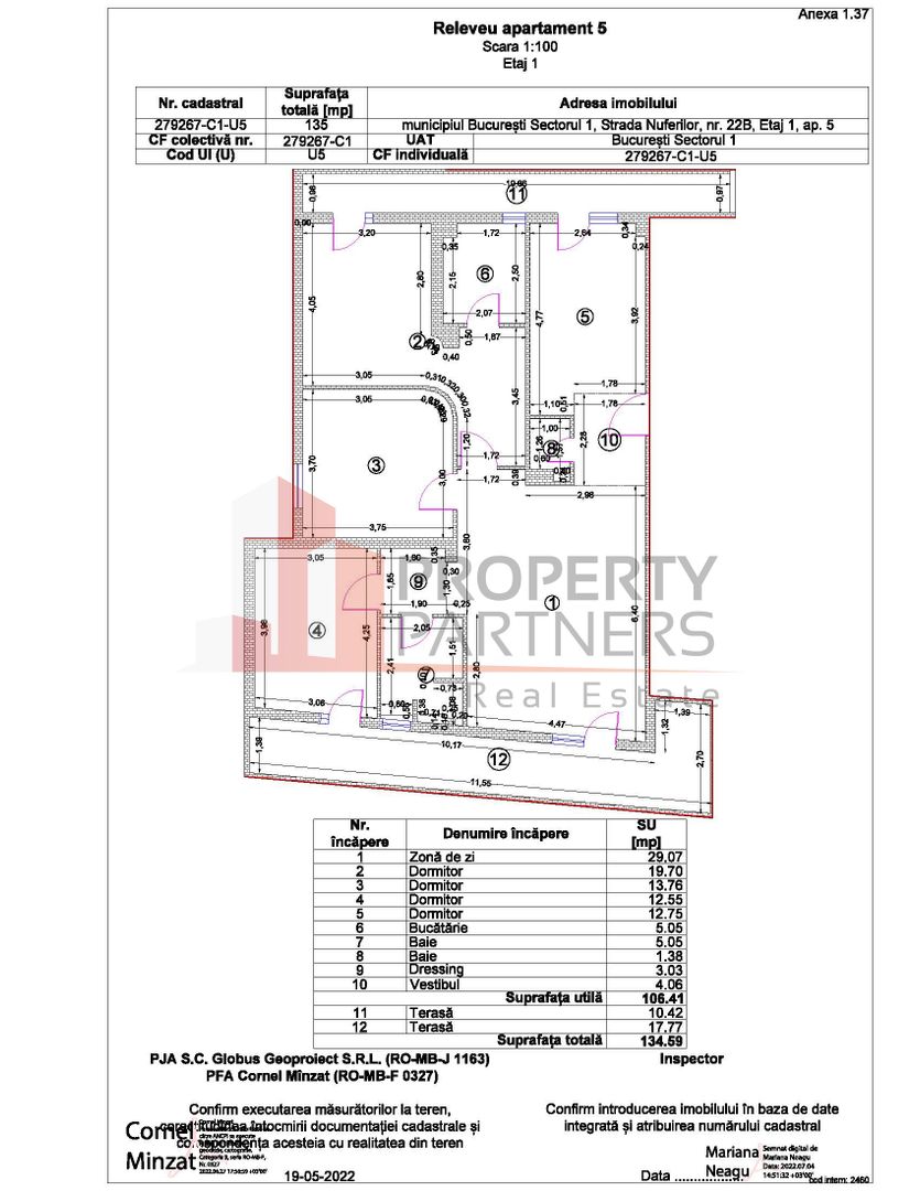 Apartament 4 camere Water Lily - Baneasa - Schiță 8