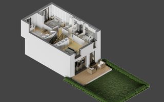 Casa 4 camere cu 2 locuri de parcare - Poză 19